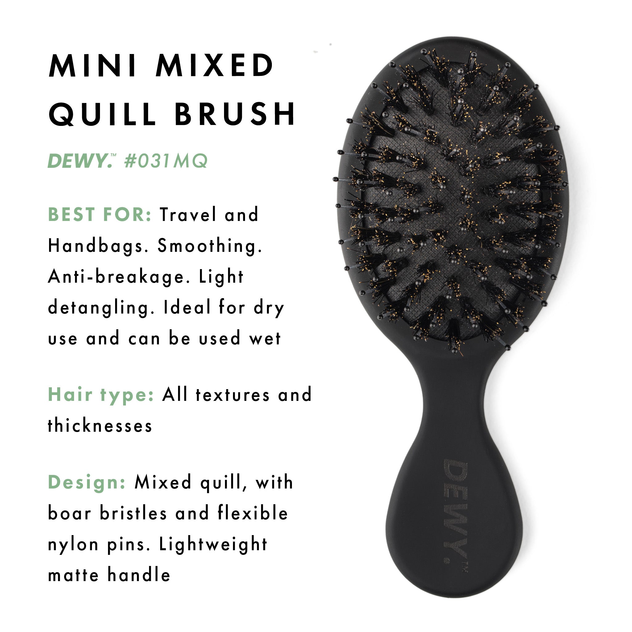 DEWY | Mini Mixed Quill Brush – DEWY SOUTH AFRICA