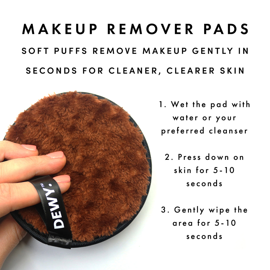 Makeup Remover Pads (3-Piece Set)